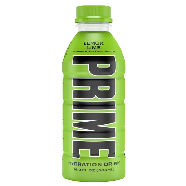 PRIME HYDRATION Lemon Lime 16.9 OZ/ 500 ml (x12)