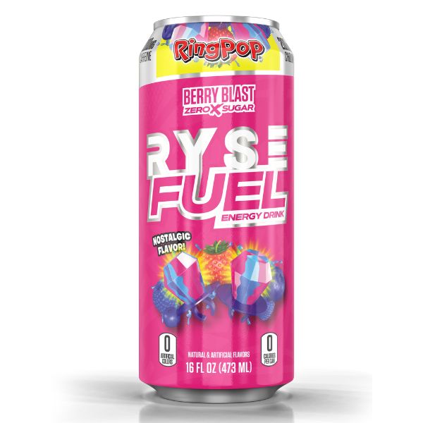 Ryse Fuel Ring Pop Berry Blast 12/16fl oz/473m