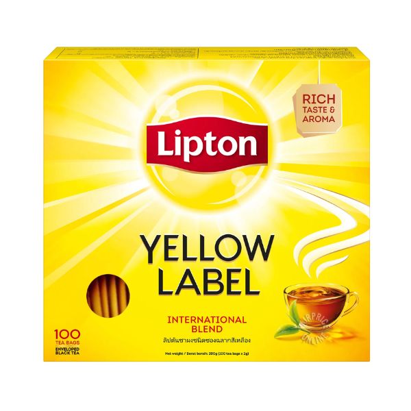 Lipton Yellow Label black tea 100x2g