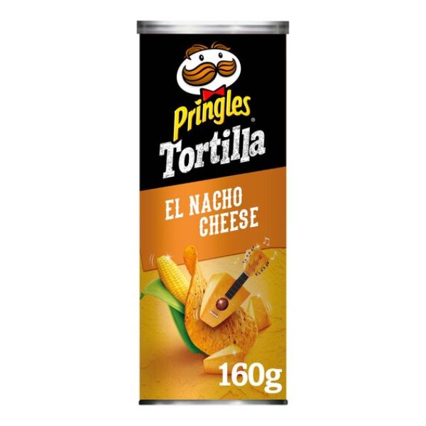 Pringles Corn chips Tortilla El Nacho Cheese 160g