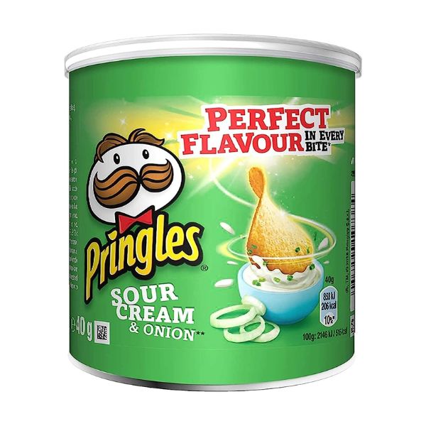 Pringles Potato chips with sour cream and onion flavor 40g