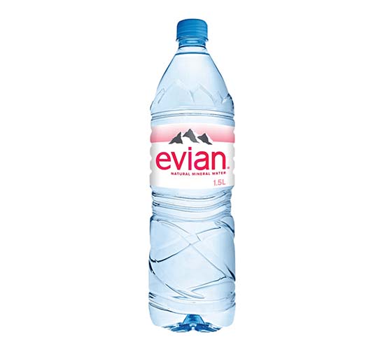Evian mineral water 1