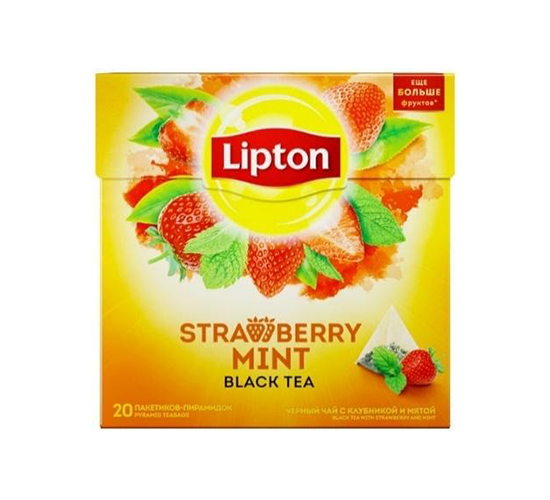Lipton Tea Strawberry Mint Pyramid