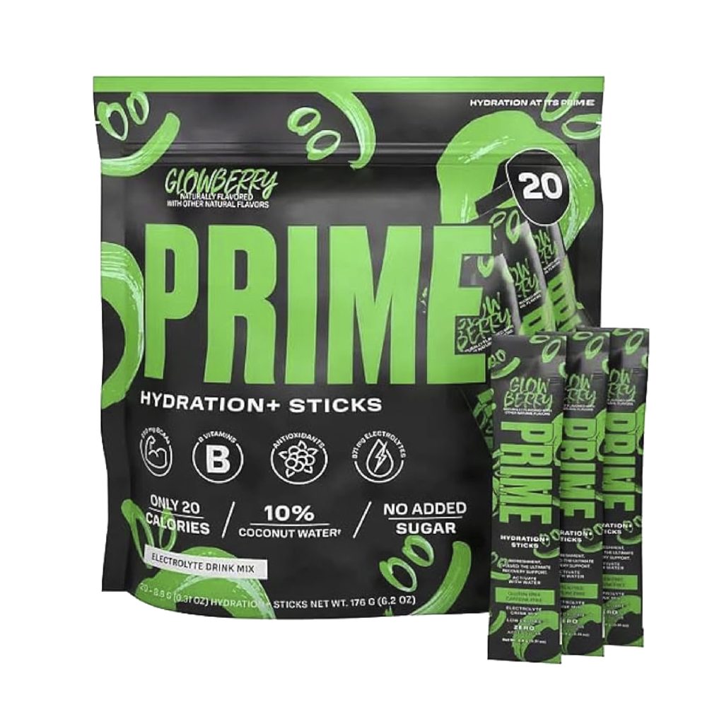 PRIME Hydration Powder Mix Sticks Glowberry 20 sachets