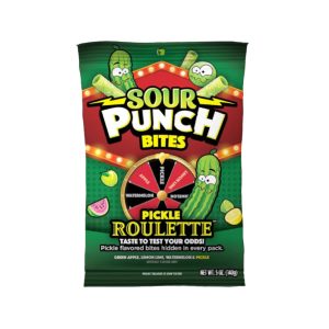 Sour Punch Bites Pickle Roulette 141g