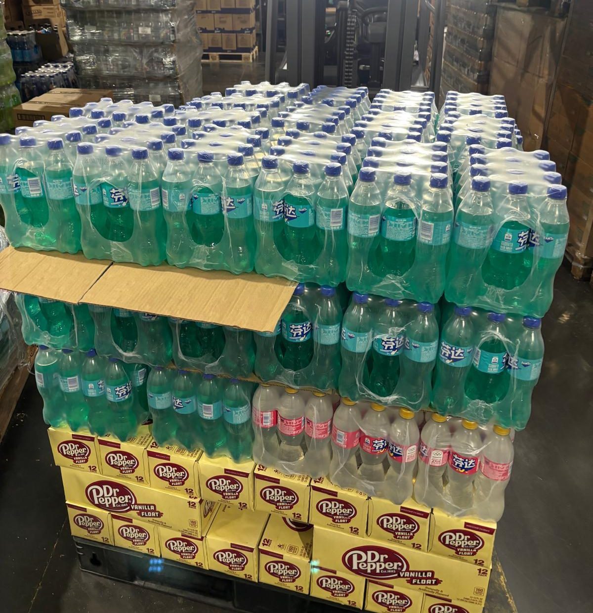 Mixed pallet FMCG order - Wise TG