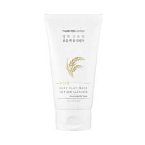 THANK YOU FARMER Rice Pure Clay Mask to Foam Cleanser 150ml