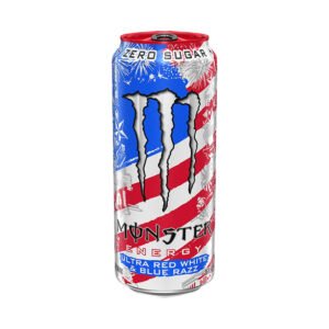 Monster Energy Ultra Red White & Blue Razz Zero Sugar 473ml wholesale product