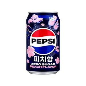 Pepsi Zero Sugar Peach flavor 355ml can wholesale product