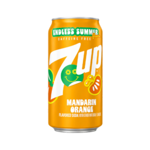 7-UP Caffeine Free Mandarin Orange Endless Summer flavor 355ml wholesale product