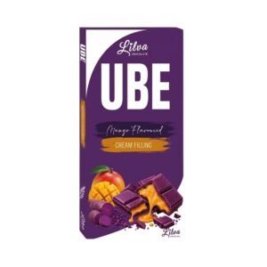 Lilva White Chocolate with Ube filled with Mango flavoured cream 100g wholesale product